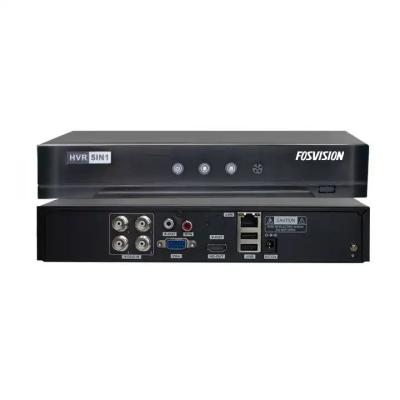 China Support 5MP fosvision DVR 4 Channel Qty AHD TVI CVI IP High CVBS 5 In 1 265 5MP CCTV Digital Security Video Recorder DVR 4CH for sale