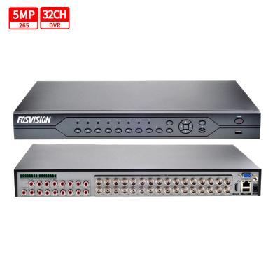 China Suport 5MP fosvision 32CH DVR DVR NVR System 265 5MP Recorder 5MP Digital CCTV Hybrid VCR XMEYE 32 Channel for sale