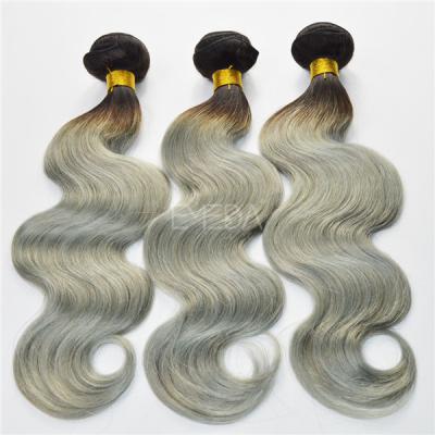 China 2T Cheap Brazilian Virgin Hair Ombre Hair Extensions 2T Body Wave HN Body Wave Bundles Weaving Cuticle Aligned Hair for sale