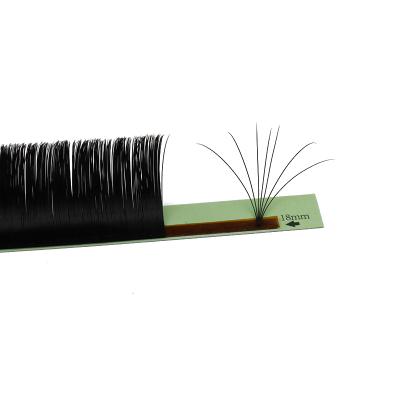 China Synthetic Hair Lashes 8-20mm Synthetic Korean Fiber Hair PBT Silk Easy Fanning Automatic Easy Fanning Extensions for sale