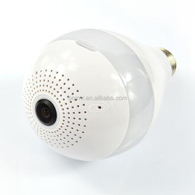 China NEW NIGHT VISION bulb camera wifi globe bulb hidden panoramic camera for sale