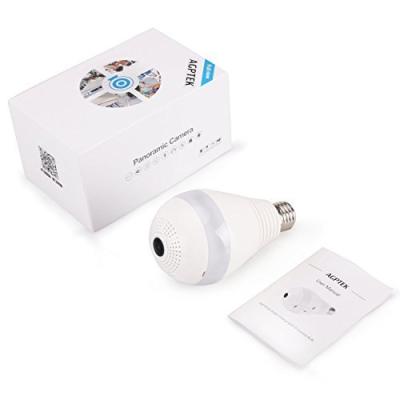 China NIGHT VISION 360 Degree Security Bulb Camera Wireless Bulb Light IP Home Camera for sale