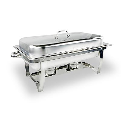 China Hotel Buffet Food Equipment 12L Hotel restaurant luxury stainless steel heating food warmer chafing dishes buffet set for sale