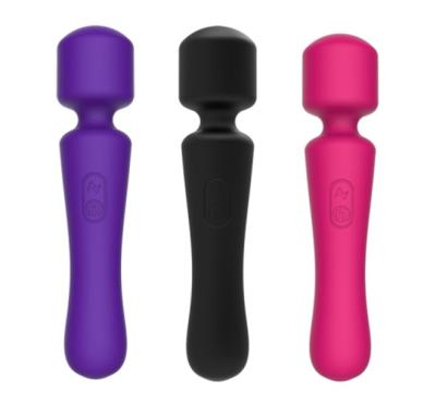 China Strong Vibration Full Silicone Vibrator AV Magic Wand Massager New Style Full Silicone Vibrator Sex Toys Adult Product for sale