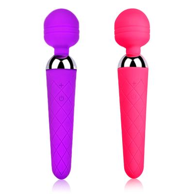 China 10 Powerful Rechargeable Wand Massager Silent Adult Clit Vibrator 10Modes AV Mode Cheapest Vibration Vibrators For Women for sale