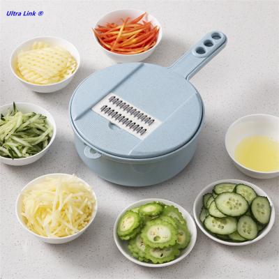 China Viable Kitchen Special Accessories 8 In 1 Slicer Stainless Steel Vegetable Grater for sale