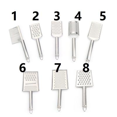 China Stainless Steel Viable Hot Vegetable Grater Peeler Kitchen Potato Grater Cheese Grater Multifunctional Kitchen Instrument for sale