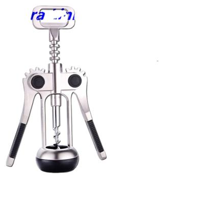 China Wine Corkscrew Stainless Steel Wine Opener Wine Opener Viable Wing Corkscrew Bottle Lever Screwpull Premium Beer Bottle Opener for sale