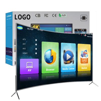 China Manufacturer flat screen televisions smart tv 32 40 43 50 55 65 75 Inch led tv inteligente de 75 pulgadas android televi for sale