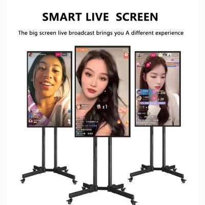 China Smart Live Streaming Equipment Streaming Broadcasting Equipment Stand 43 Inch 55 Inch for sale