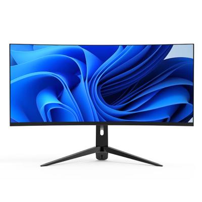 China 34 Inch Curved Fish Screen Monitor 4K 144 Desktop Computer Screen 21:9 for sale