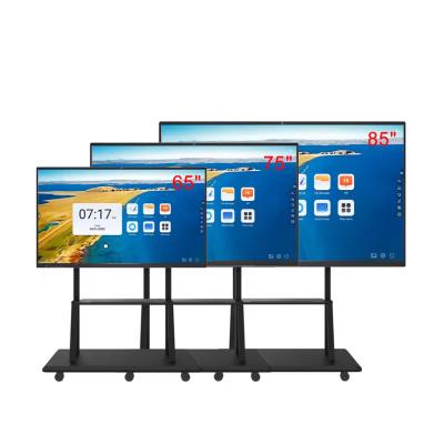 China Multi Writing Smart White Board 8ms 65in Interactive Flat Panel Digital Board for sale