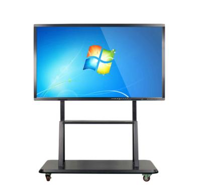 China 55in Touch Screen TV Interactive LED Panel Dual Operating System Projector Board For Teaching for sale