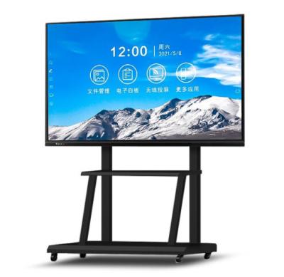 Cina 8ms 4GB Interattiva Tavola Bianca 98 pollici Smart Board Touch Screen Stand per la classe in vendita