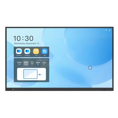 China 75inches Onderwijs Gebruik LED Type Zwart Kleur Finger Touch Smart Board Te koop