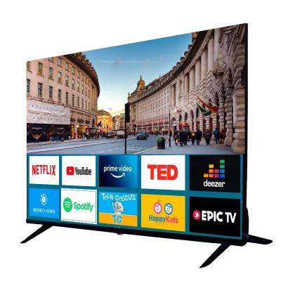 China Flatscreen Tv Televizyon 4k Android Smart LED TV 43inch Television for sale