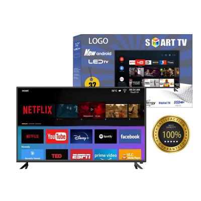 China Televisión 4K Smart TV 32 43 50 55 65 pulgadas sin marco de pantalla plana Android TV LED Televisores webos en venta