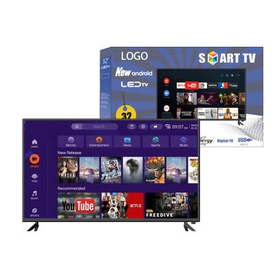 China Smart TV 50 55 65 polegadas sem enquadramento e com ecrã plano à venda