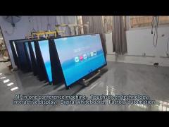 All-in-one conference machine，Touchscreen technology，Interactive display，Digital whiteboard，Factory