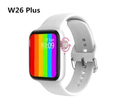 China Good Quality Playback MP3 W26+ W26 Plus Smart Watch ECG Heart Rate Blood Pressure Temperature Waterproof SmartWatch For IOS Phone Smart Band for sale