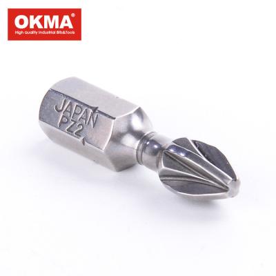 China Steel 25mm NKD Screwdriver Bit PZ2 Twist Bit Impacts Bit for sale