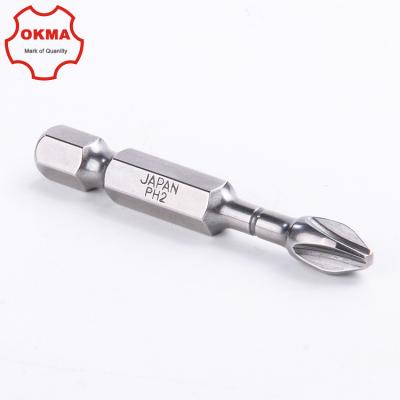 China SKD-1 OKMA Impact Twist Screwdriver Bit Japan Strong Material for sale