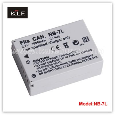 China Camera battery NB-7L for Canon for sale