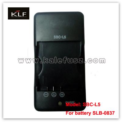 China Camera Charger SBC-L5 For Samsung Battery SLB-0837 for sale