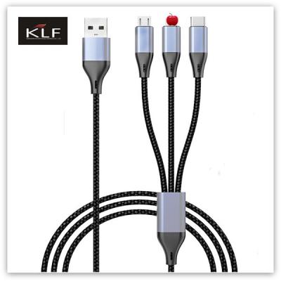 China Data Cable 3 in 1 Fast Charging Data wire for sale