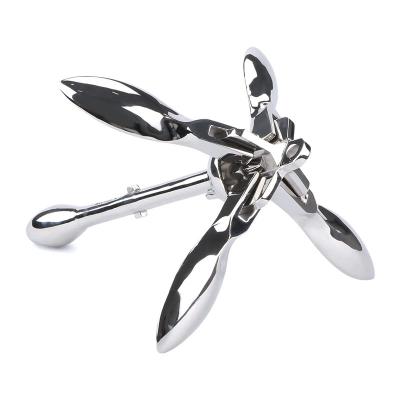 China Marine Hardware Boat Yacht Accessories Allshine Marine Folding Grapnel Anchor for Boat Yacht for sale