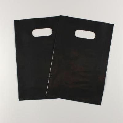 China RTS Plastic Bag Recyclable Promotional Plain Black Plastic Bags Color Plastic Bag for sale