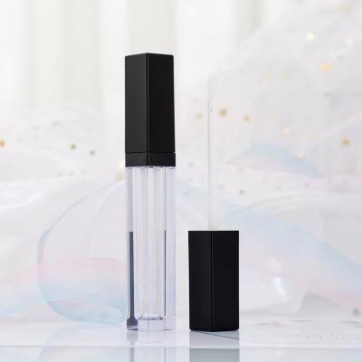 China Wholesale Cosmetic 3ml 6.5ml 9ml 10ml 15ml Pink Gold Color Lip Gloss Thick Plastic Tubes With Clear Magic Wand for sale