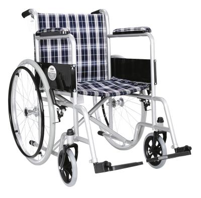 China Metal High Quality Wholesale Pvc Tire Weight Capacity 100Kg Cushion Medical Wheelchair for sale