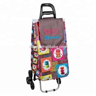 China Folding 2021 Climbing Stairs Hand Cart Shopping Bag for sale