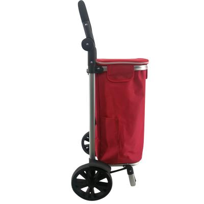 China 2021 New Style Camping Trolley Portable Supermarket Bag With Wheels For Shopping for sale