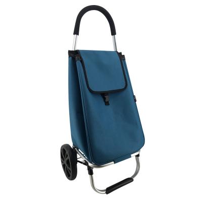 China Aluminum Alloy Folding High Quality Shopping Trolley Bag With Wheels for sale