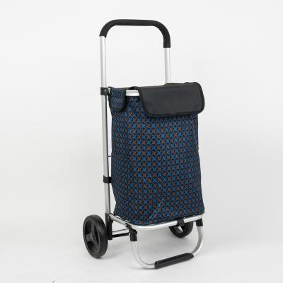 China Folding Trolley Aluminum Folding Trolley With Reusable Washable For Shopping for sale