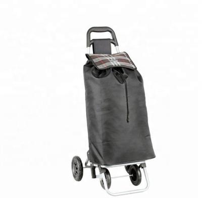 China New Style High Quality Folding Shopping Trolley With 4 Wheel for sale