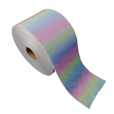 China Waterproof High Quality Rainbow Color Spunlace Fabric Viscose/Polyester Nonwoven Fabric for sale