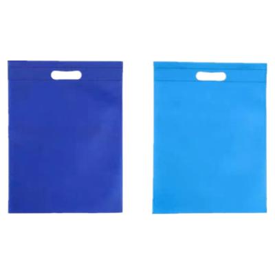 China Customized Logo Bag Foldable Reusable Shopping Handled Folding Non Woven Bag With Handle for sale