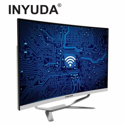 China New 27 Inch USB Port All In One Computer Core I3 Curved All-in-One Gaming PC Screen AIO Desktop Personal Computer for sale