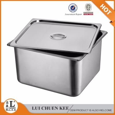 China Reusable Promotional Prices Restaurant And Hotel Customizable Stainless Steel Stackable Food Containers for sale