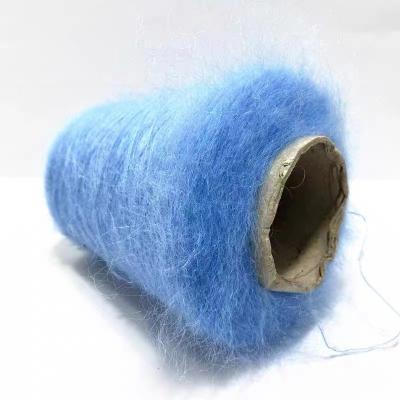 China Free sample 1/13NM wool-acrylic blended yarn 32%mohair 28%wool 40%nylon anti-static mohair fancy yarn brushed mohair yarn for sale