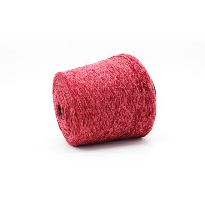 China DIY Anti-Bacteria Thread Crochet Velvet Bulky Bulk Hand Knitting Yarn 100% Polyester For Scarf Chenille Knitting Adorning Yarn for sale