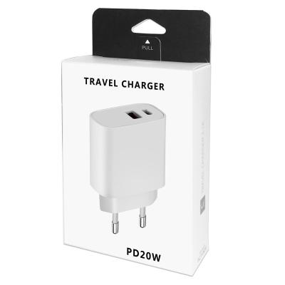 China Quick Charge 20W + QC3.0 CE RoHS FCC ETL 18w 20w palladium chager 3.0 For iPhone Phone Quick c SU UK Smart Power Wall Adapter EU Type IN plug wholesale for sale