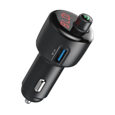 China High Quality Hot Fast Charging Transmitter Factory Made ABS+PC Car China Best Sell Mp3 QC3.0 Car Accessory Fm Transmitter for sale