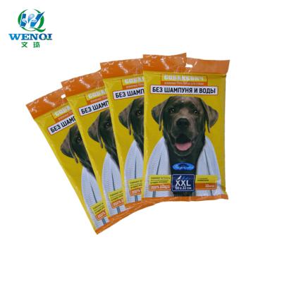 China Add Silver Ion And Wet Factor Aloe Vera Pet Deodorizing Wipes With Vitamin E And Antiseptic Puppies And Dogs Cats Cleaning Wipes for sale