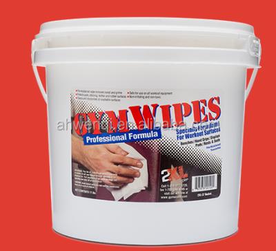 China OEM Service Cleaning Gym Cleaning Wet Wipes In Big Tube Packing for sale