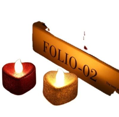 China Modern Love Heart Shape Love Led Candle Battery Operated For Valentine's Day Wedding Party Decorations for sale