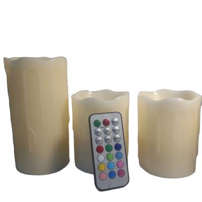 China Flameless Led Candle Lights With Timer Remote Control Flameless for sale